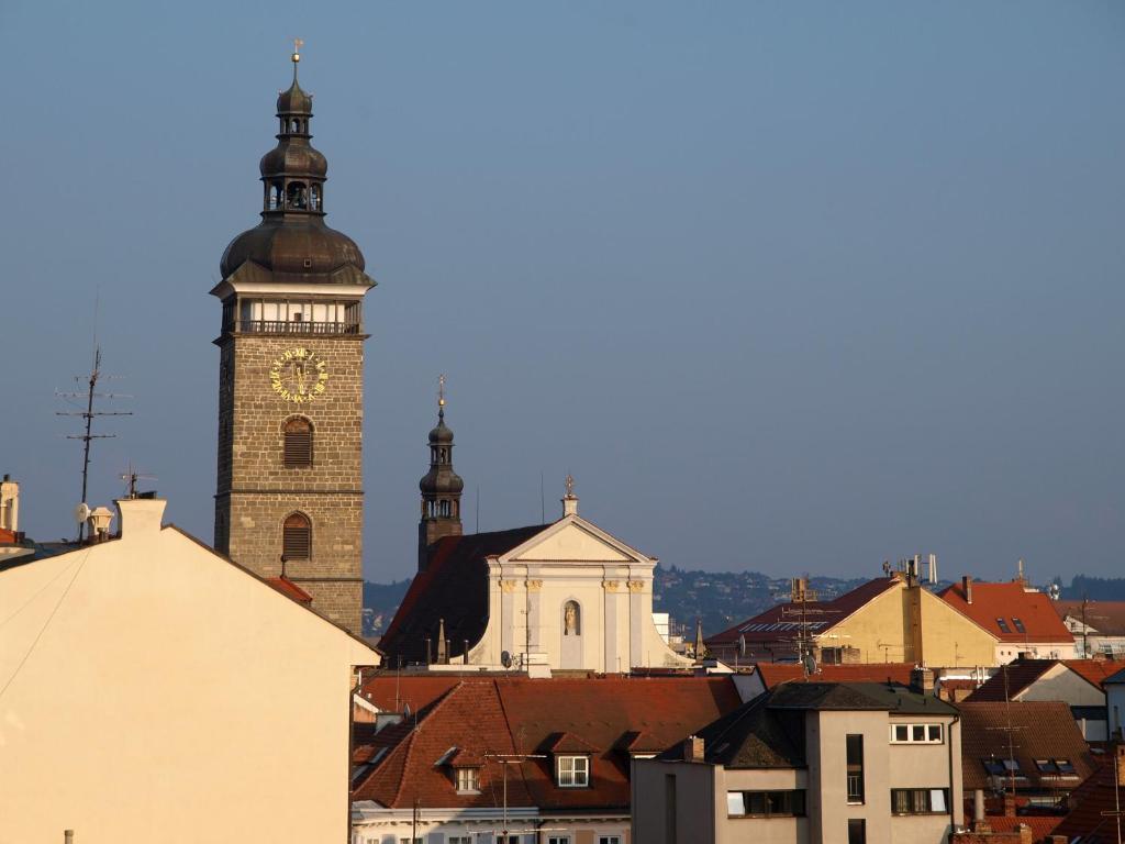 Hotel Budweis Ceske Budejovice Exterior foto